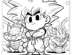 Dragon Ball Son Goku Ausmalbilder 03 by malvorlagetiere.de