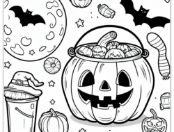 Halloween Kürbis Malvorlage Gruselig: Kreativer Spaß für Groß und Klein