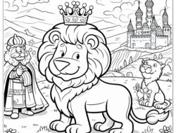 König der Löwen Ausmalbilder: Farbenfrohe Abenteuer für Kinder