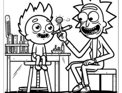 Rick and Morty Ausmalbilder 03 by malvorlagetiere.de