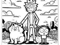 Rick and Morty Ausmalbilder 13 by malvorlagetiere.de