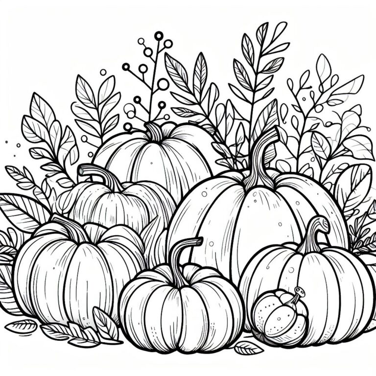 Stöbern Sie Durch Meine Fantastischen Malvorlagen Kürbisse