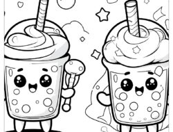 bubble tea zum ausmalen 14 by malvorlagetiere.de