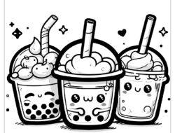 bubble tea zum ausmalen 7 by malvorlagetiere.de