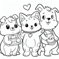 cat coloring pages