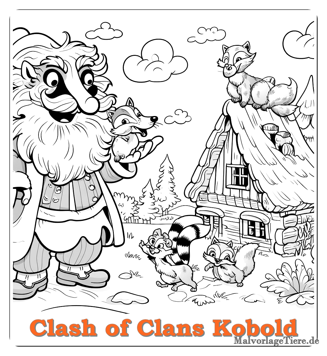 clash of clans kobold 1 by malvorlagetiere.de