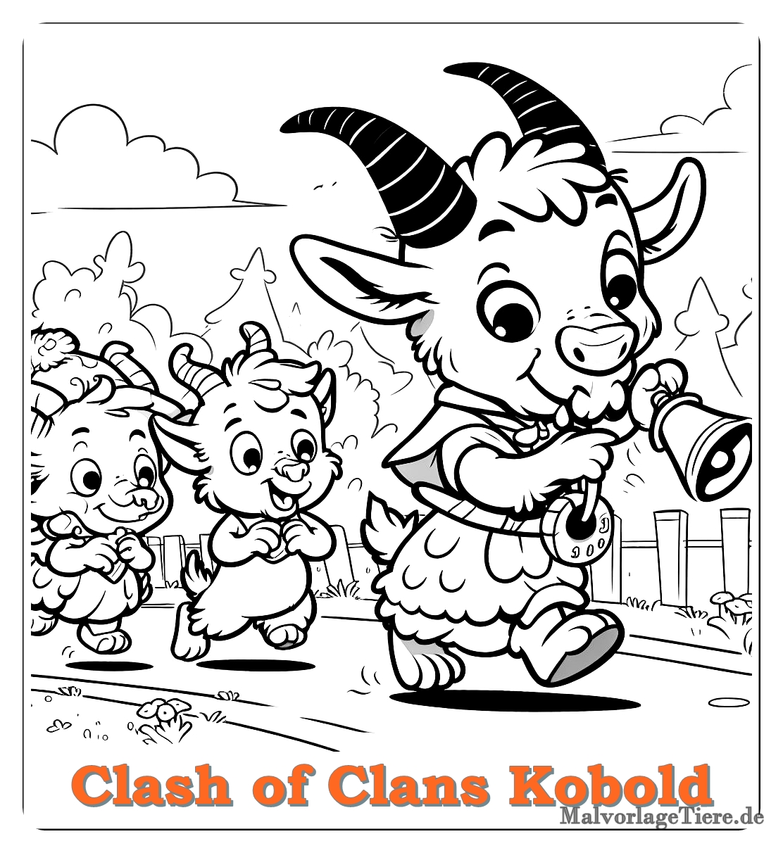 clash of clans kobold 14 by malvorlagetiere.de