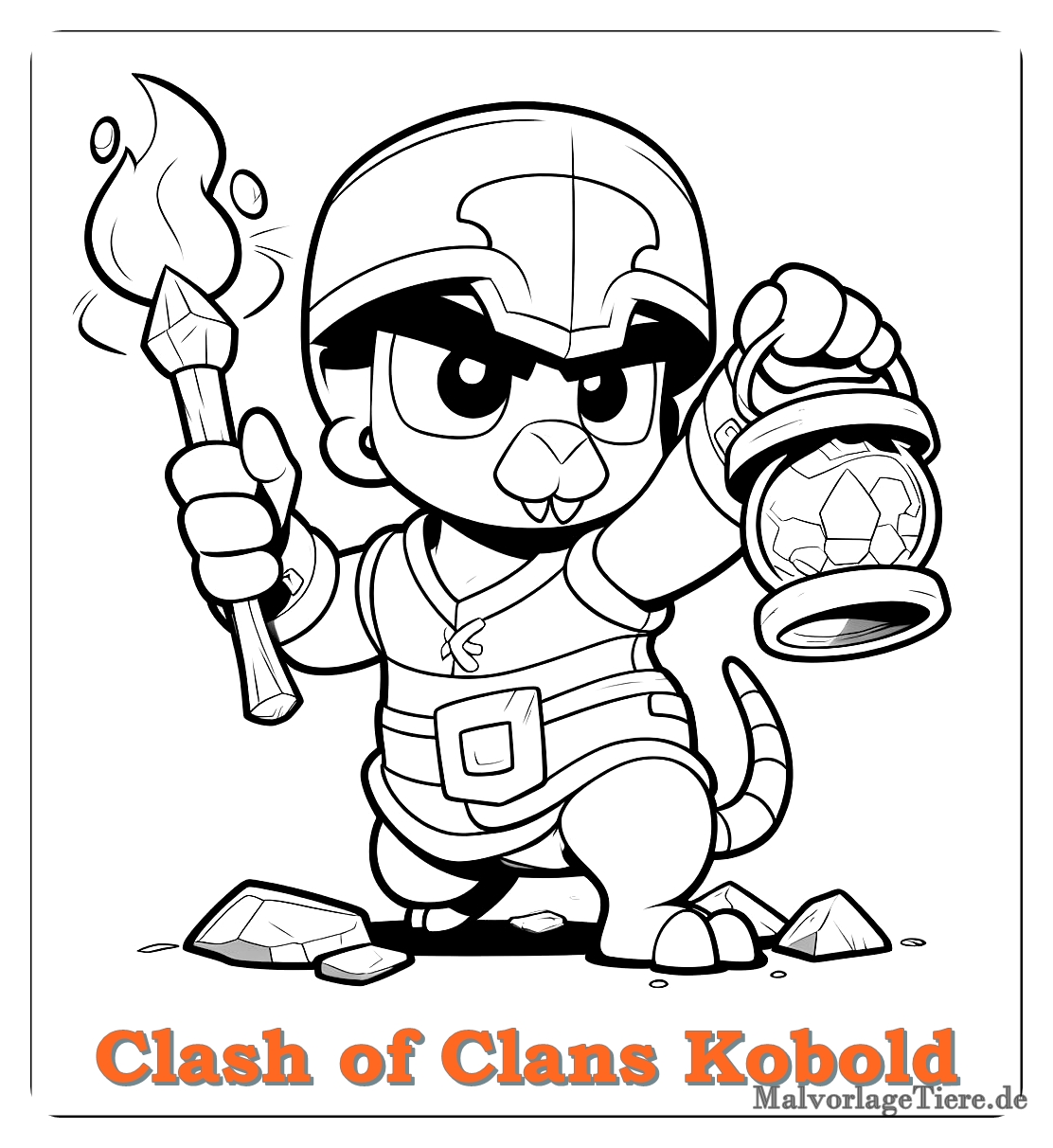 clash of clans kobold 2 by malvorlagetiere.de