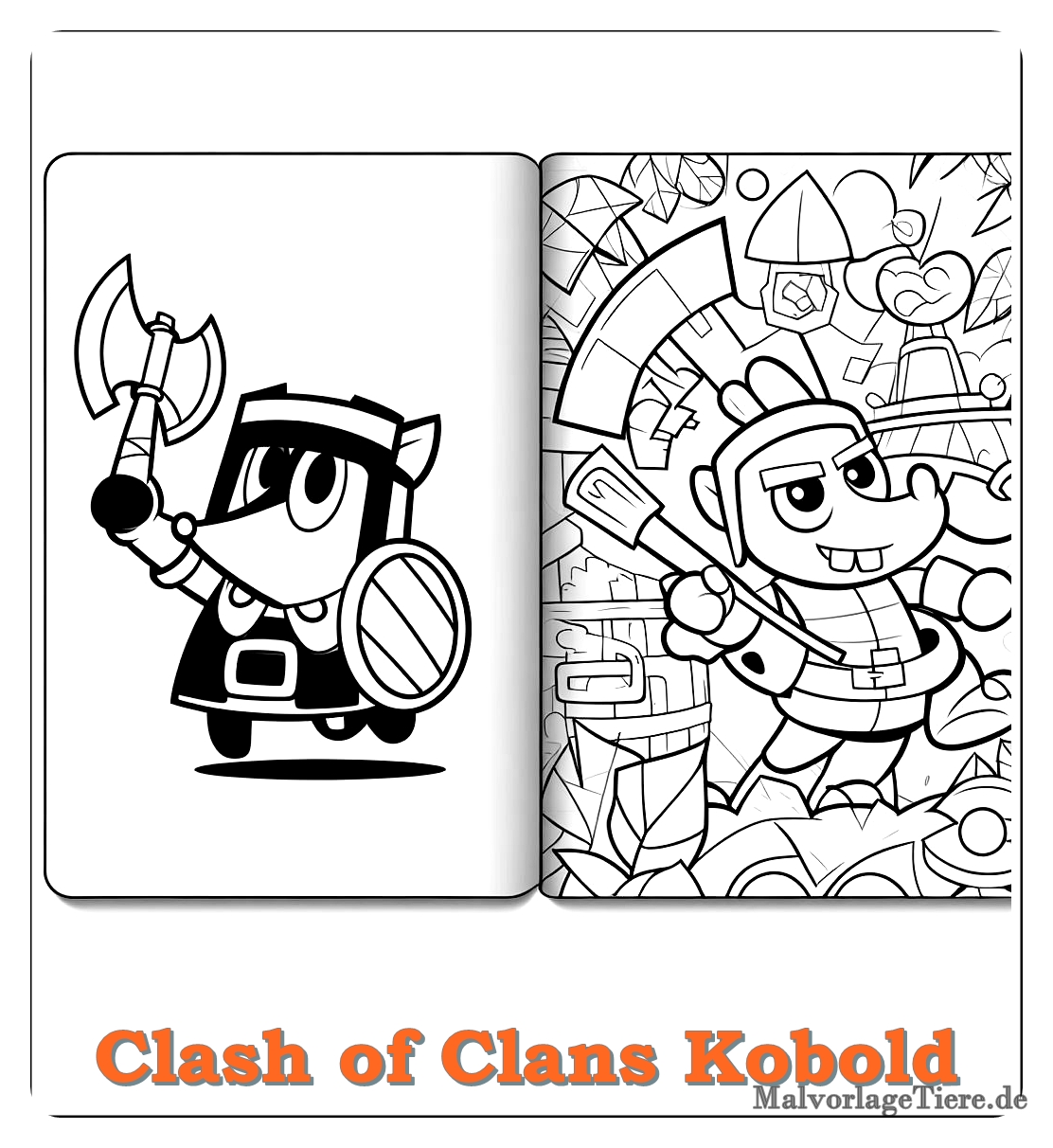 clash of clans kobold 9 by malvorlagetiere.de