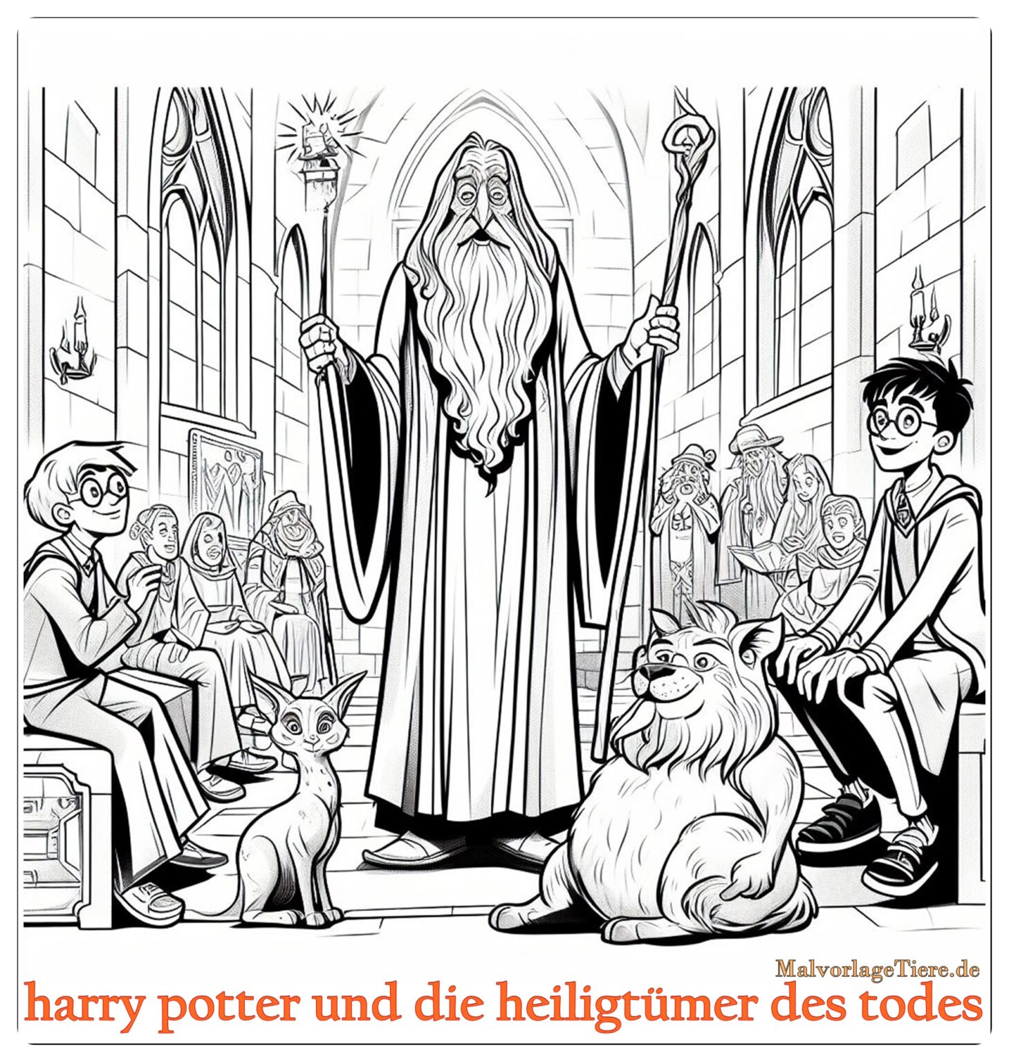 Ausmalbilder Harry Potter Und Die Heiligtümer Des Todes