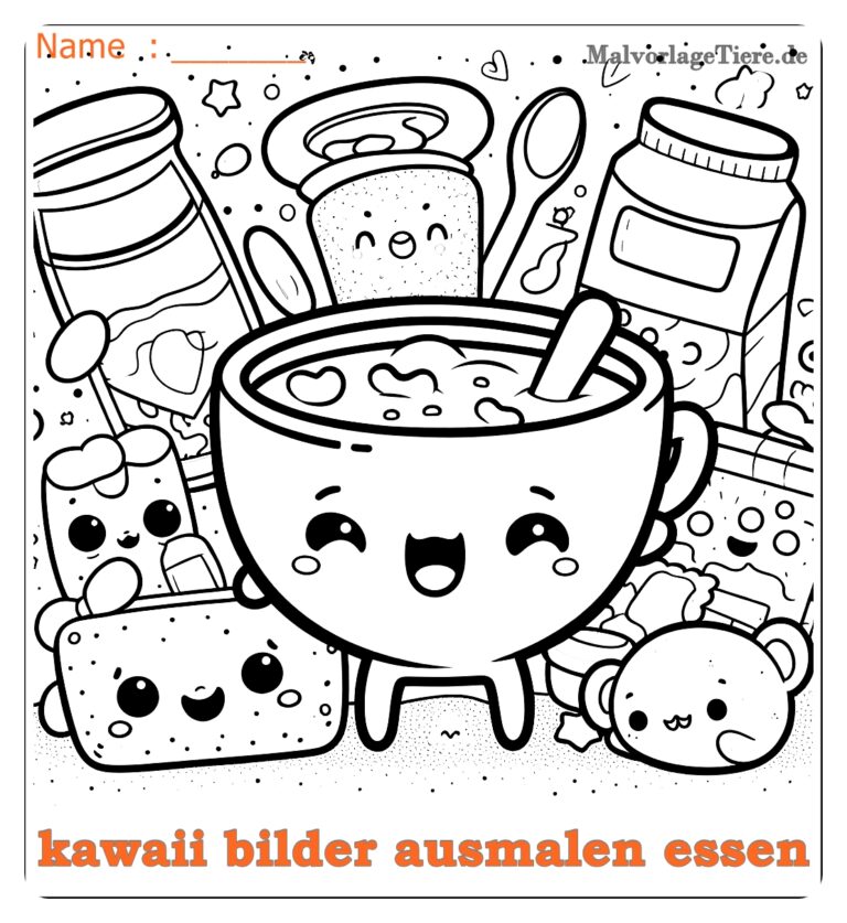 kawaii bilder ausmalen essen 06 by malvorlagetiere.de