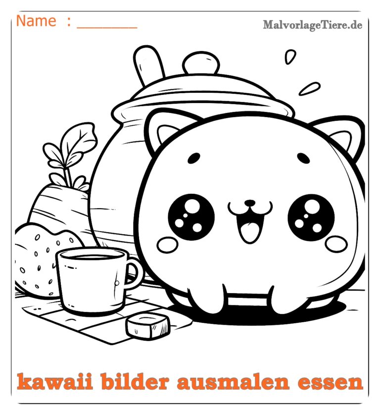 kawaii bilder ausmalen essen 08 by malvorlagetiere.de