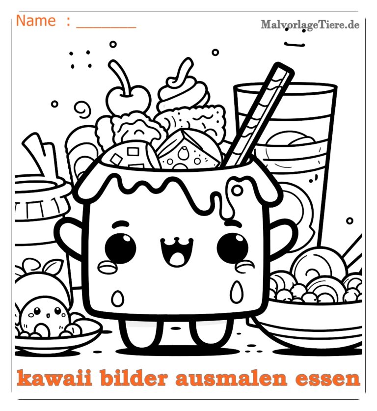 kawaii bilder ausmalen essen 13 by malvorlagetiere.de
