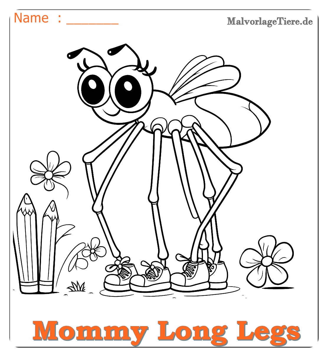 mommy long legs ausmalbilder 08 by malvorlagetiere.de