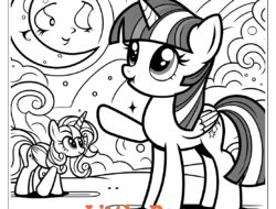 My Little Pony Ausmalbilder Twilight: Magischer Malspaß