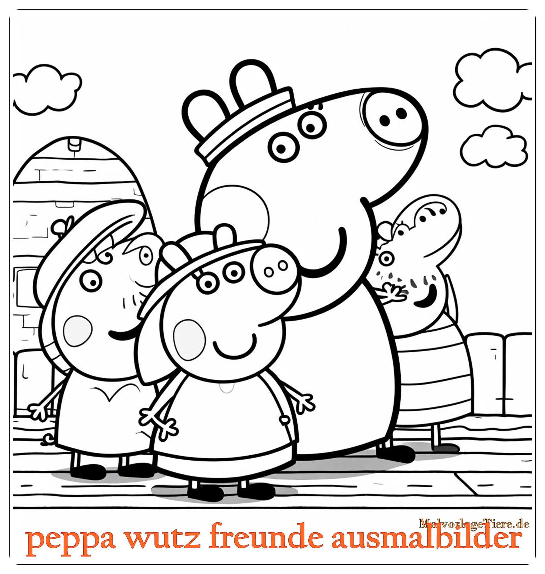peppa wutz freunde ausmalbilder 01 by stadiongucker.de