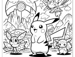 pokemon ausmalbilder evoli entwicklungen 10 by malvorlagetiere.de