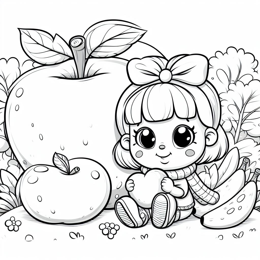 printable apple picture