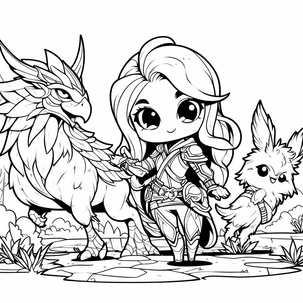 printable league of legends coloring pages