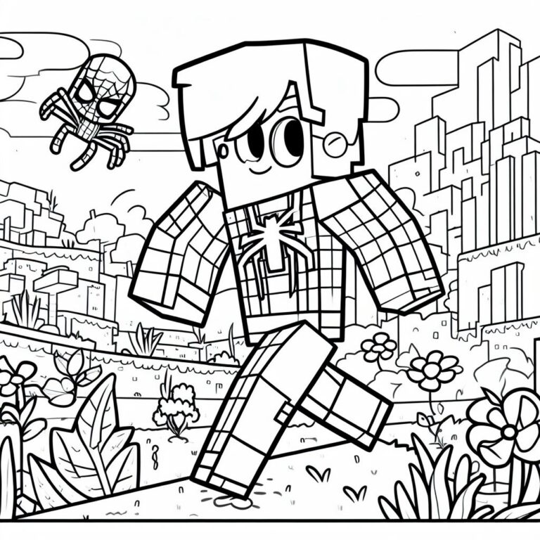 Entdecken Sie spannende Minecraft Malvorlagen f??r Ihre Kinder