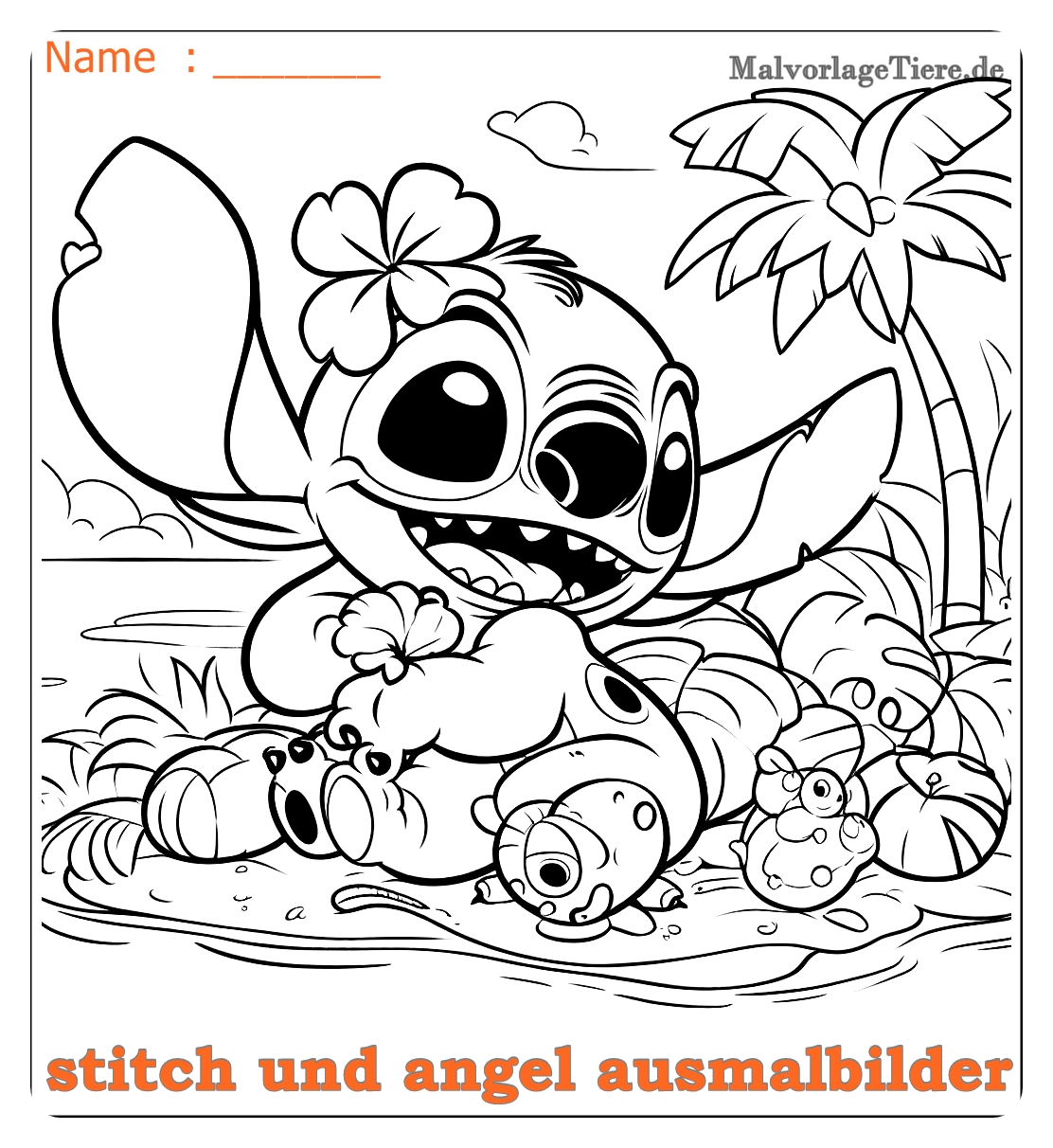 stitch und angel ausmalbilder05 by malvorlagetiere.de