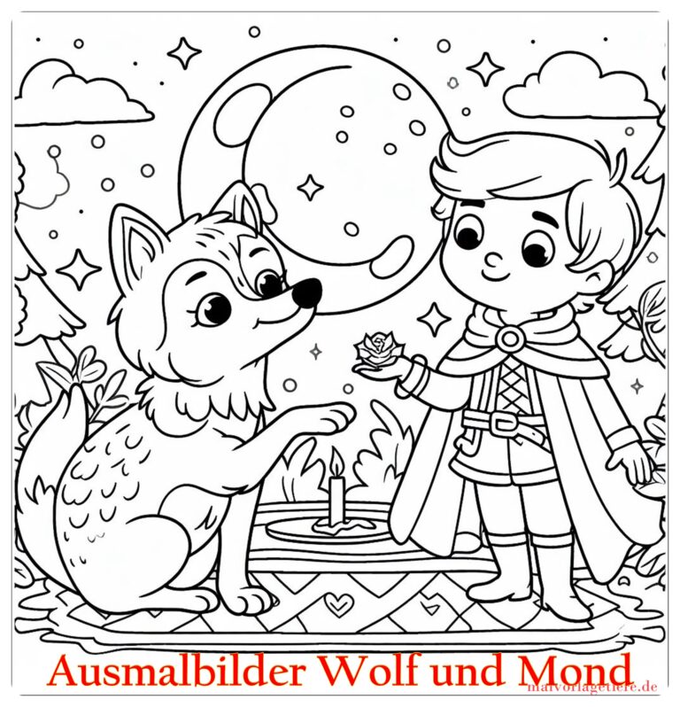 Zauberhafte Mond-Ausmalbilder: Entdecke die beruhigende Kraft des Malens!