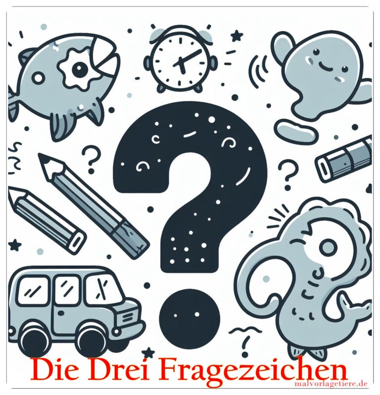 Ausmalbilder die drei fragezeichen 02 by malvorlagetiere