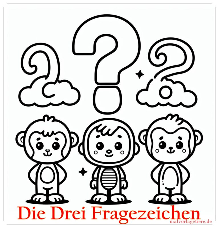 Ausmalbilder die drei fragezeichen 03 by malvorlagetiere