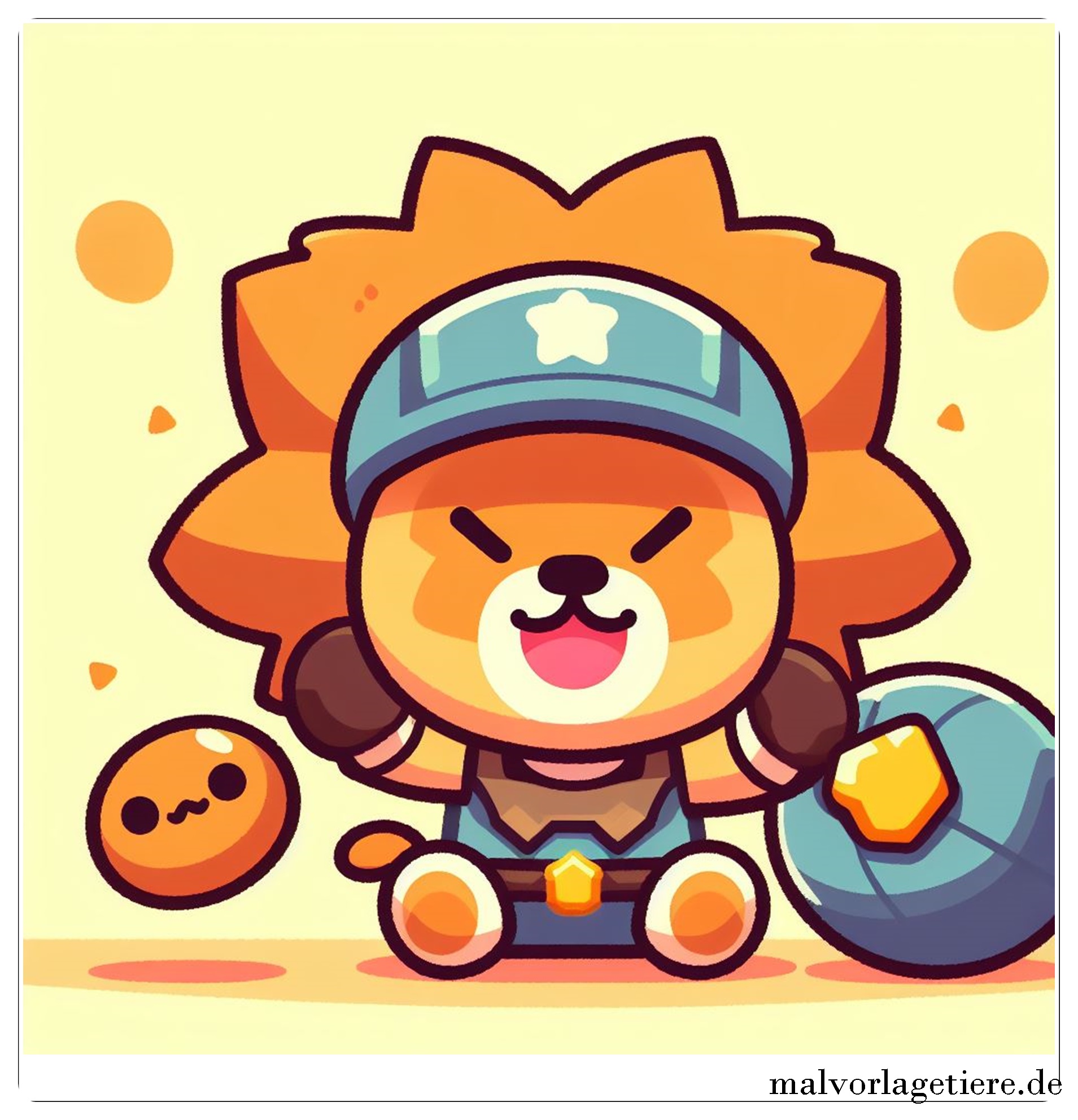 Brawl stars ausmalbilder leon 02 by malvorlagetiere