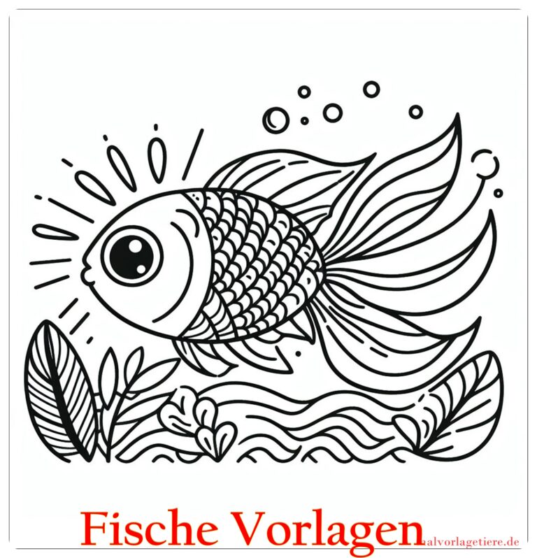 Fische Vorlagen zum Ausdrucken 07 by malvorlagetiere