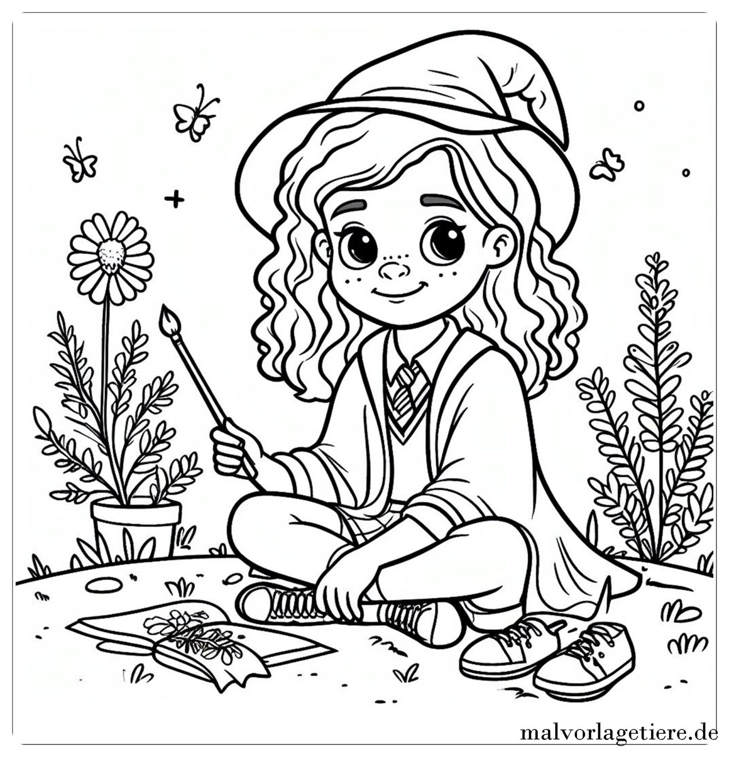 Ausmalbilder Hermine: Unleash Your Creativity with Magical Coloring Pages!