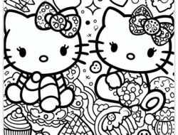 Hello Kitty zum Ausmalen 04 by malvorlagetiere