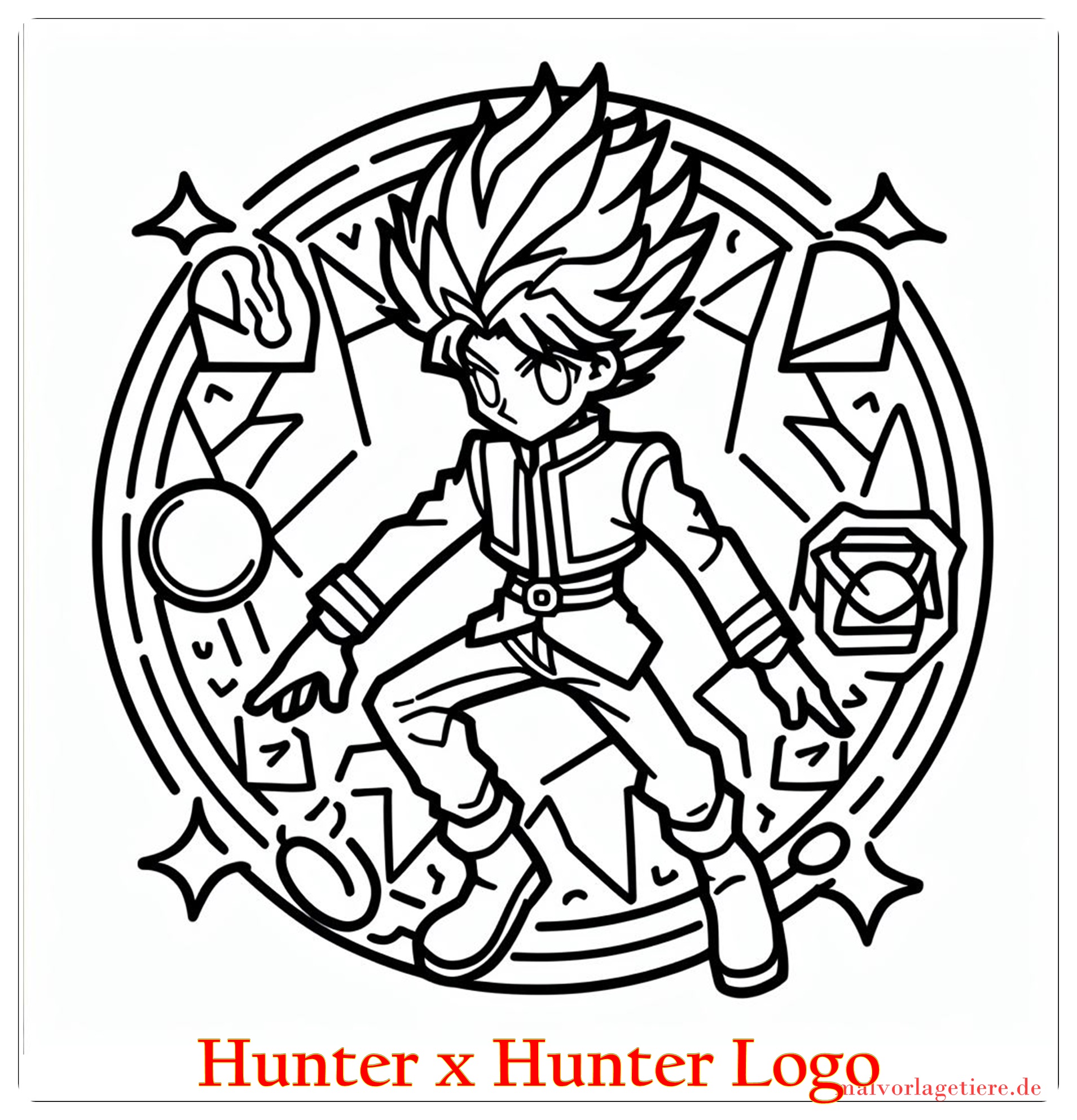 Hunter x Hunter Logo 02 by malvorlagetiere