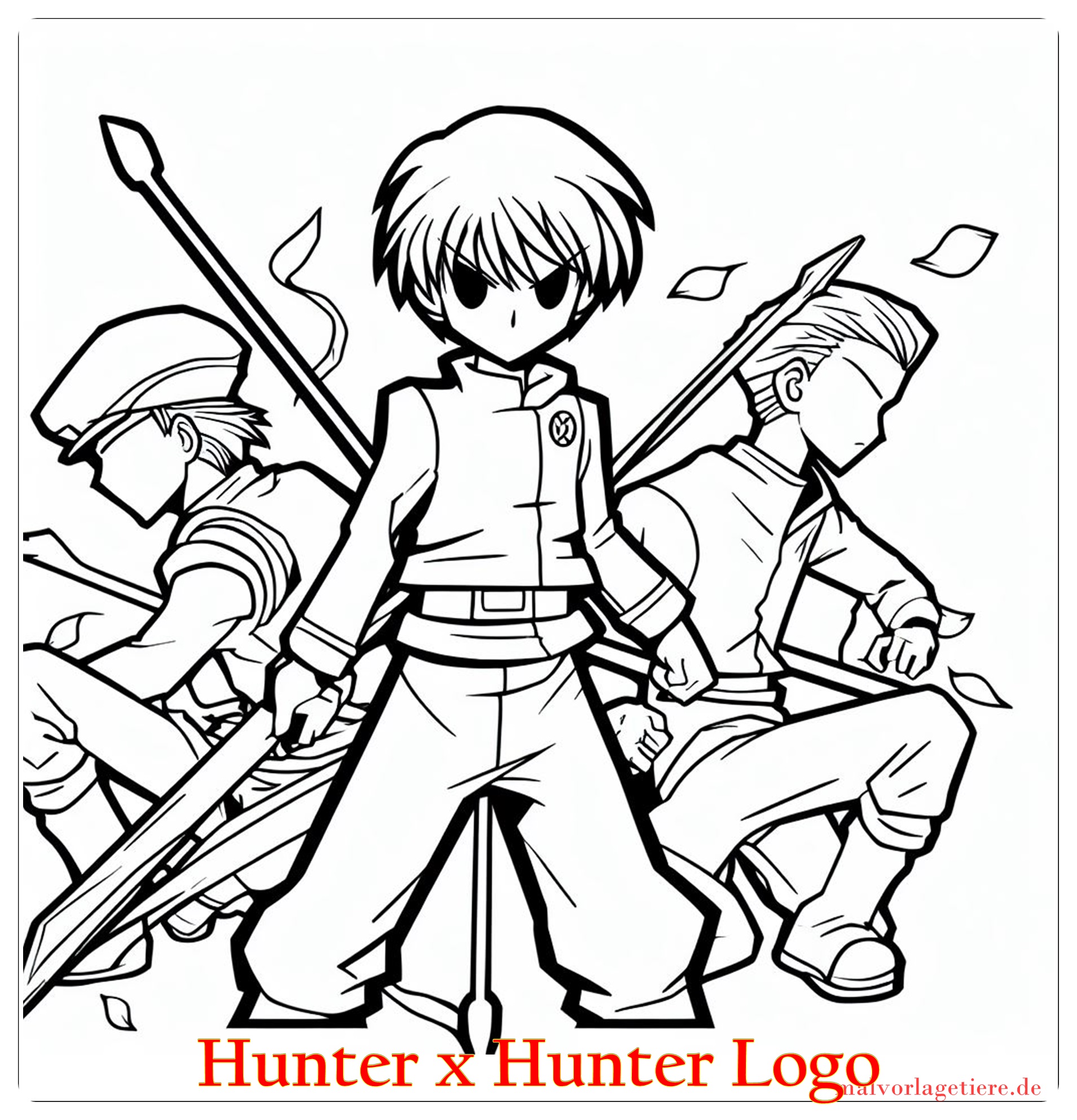 Hunter x Hunter Logo 05 by malvorlagetiere