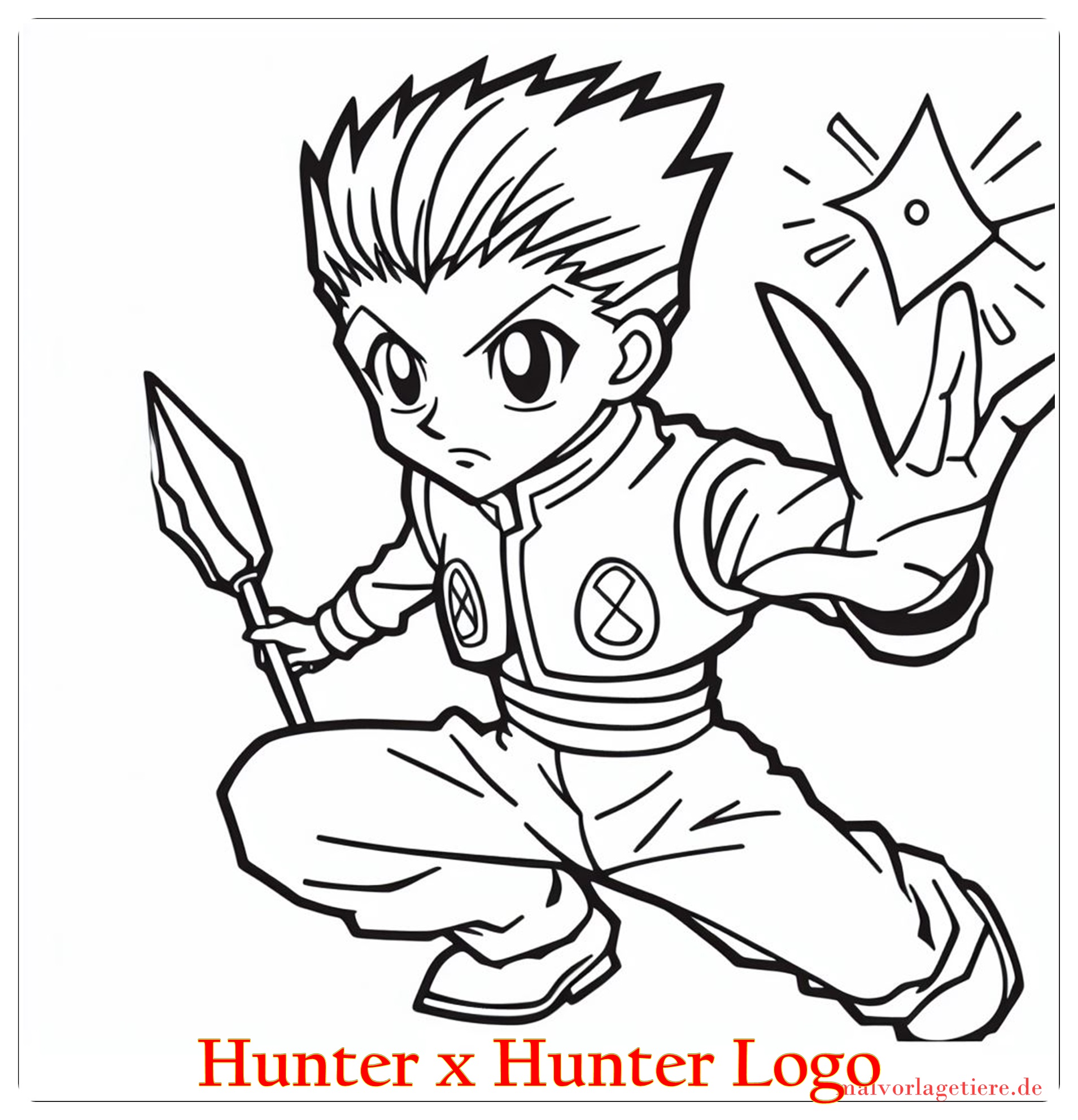 Hunter x Hunter Logo 06 by malvorlagetiere