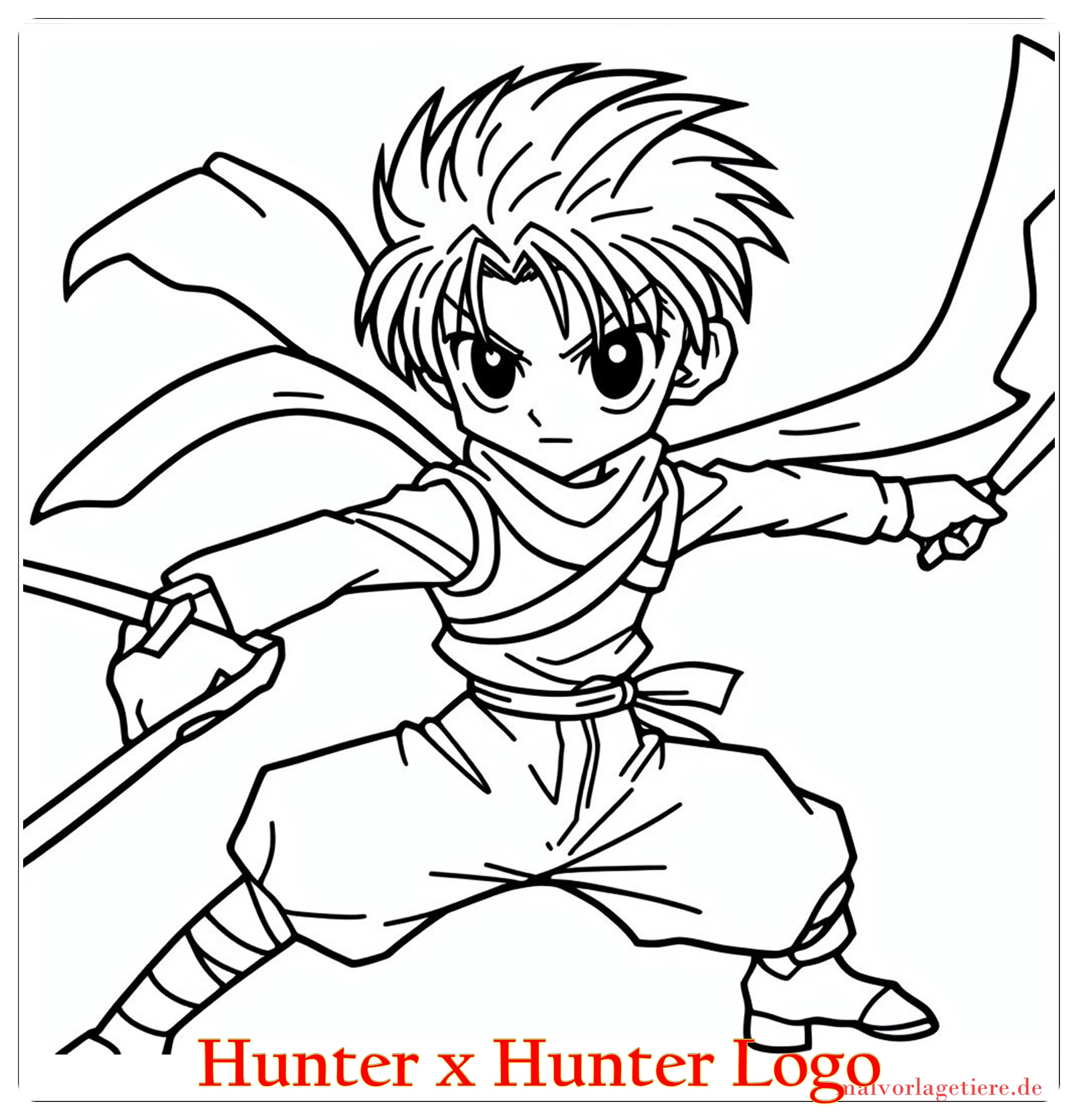 Hunter x Hunter Logo 07 by malvorlagetiere