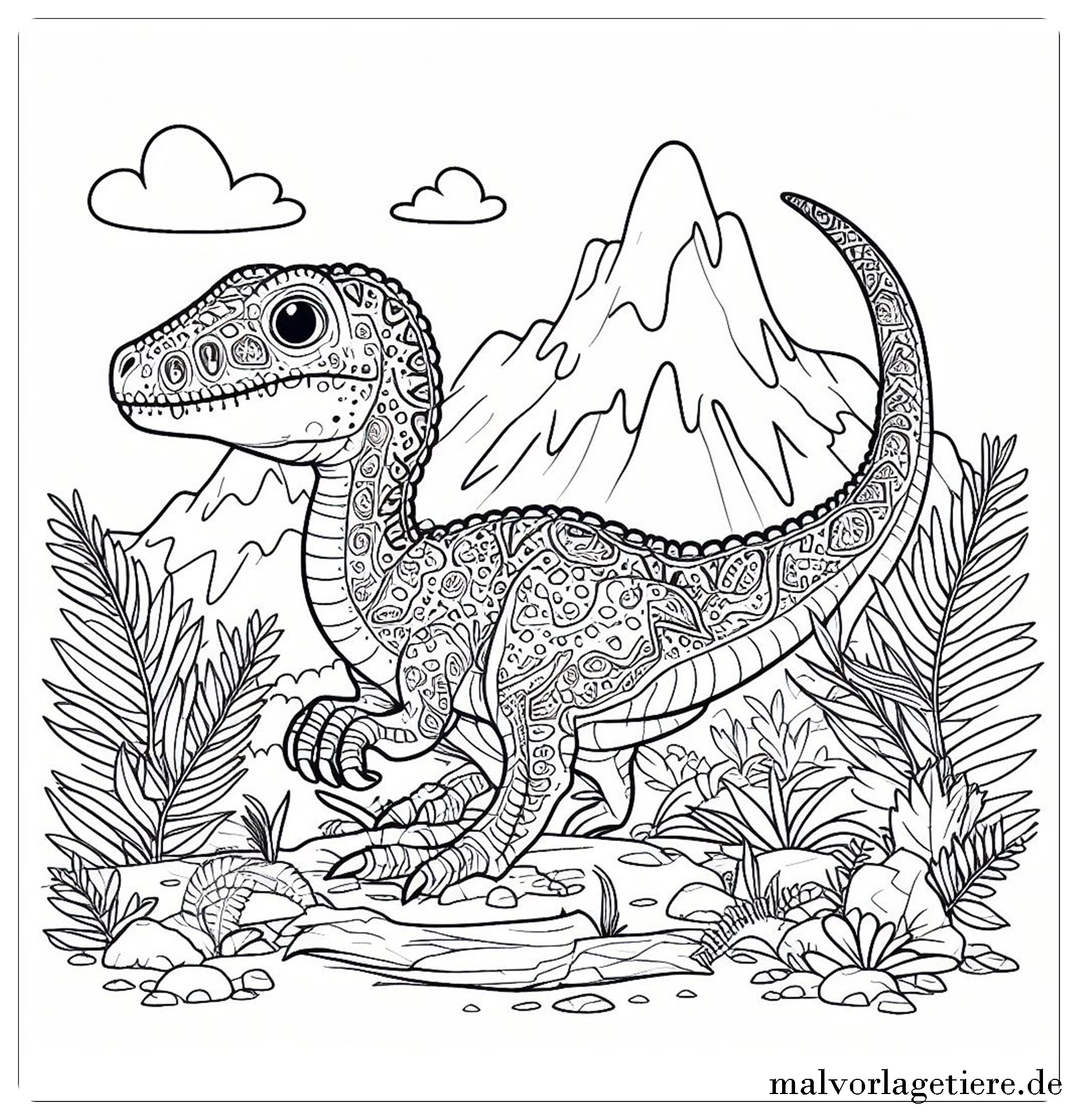 Jurassic world ausmalbilder indoraptor 09 by malvorlagetiere
