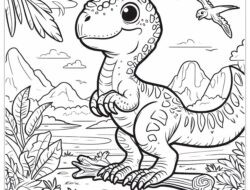 Spannende Jurassic World Ausmalbilder Indoraptor zum Ausdrucken