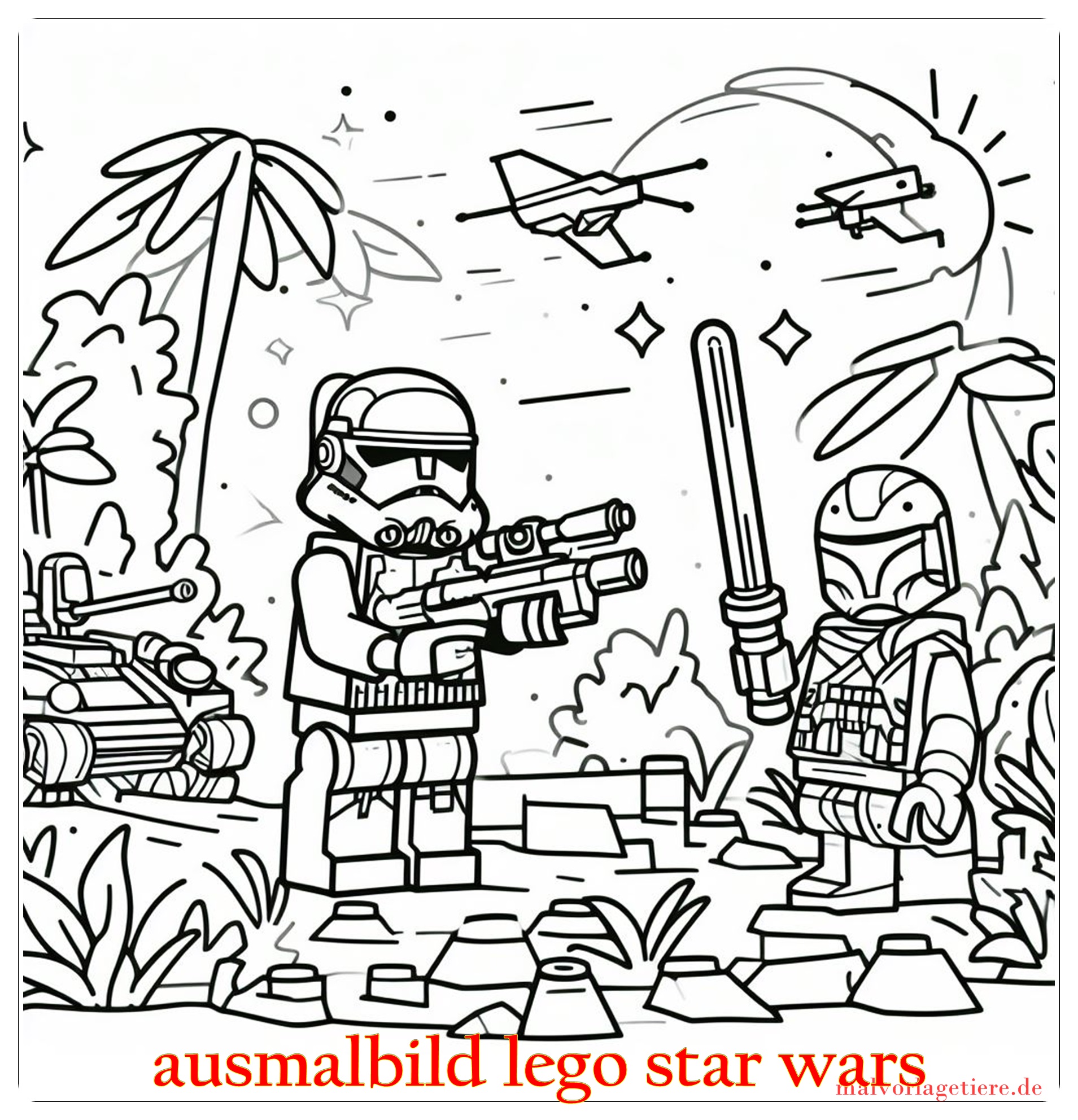 ausmalbild lego star wars 04 by malvorlagetiere