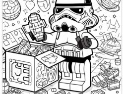 Tolle Auswahl an Ausmalbild Lego Star Wars – Ideal für Kinder