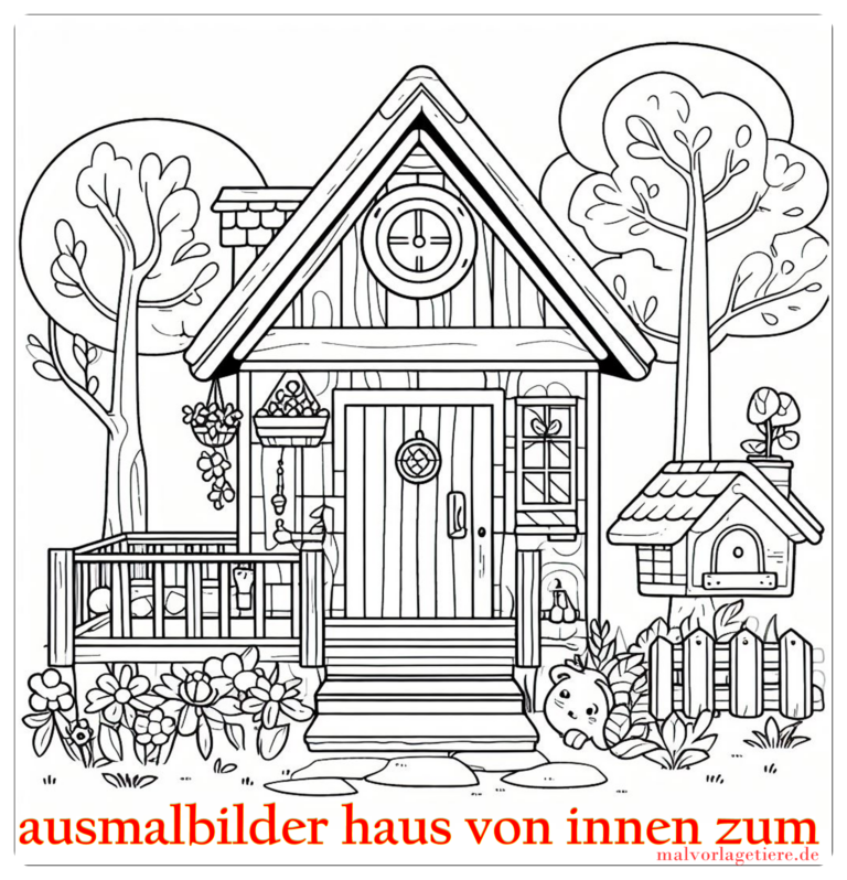 Ausmalbilder Haus Innen: Unleash Your Inner Artist with Coloring Fun!