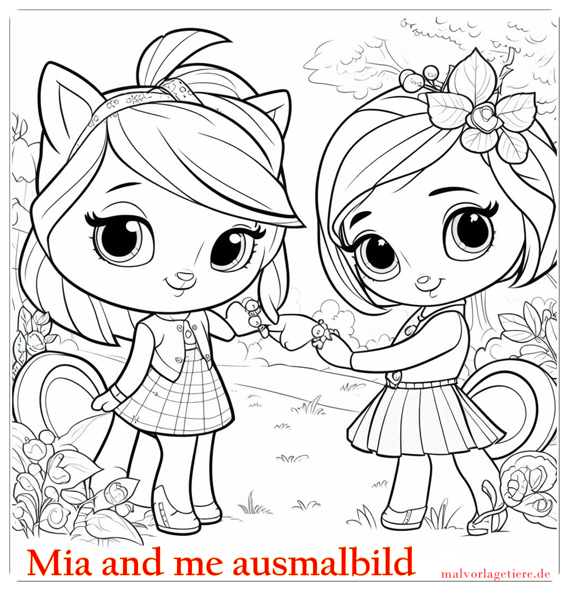mia and me ausmalbild 03 by malvorlagetiere
