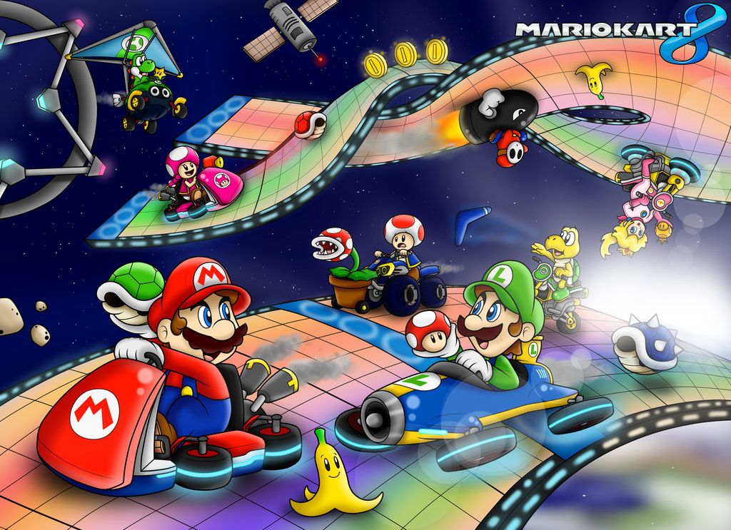 Die Welt der Zeichenkunst: Mit Mario Kart auf eine kreative Reise