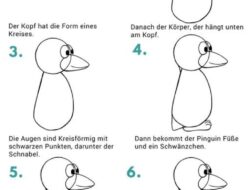 Die Magie des Zeichnens: Pinguine zum Leben erwecken