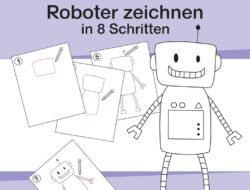 In die Welt der Roboter: Zeichnen mit Fantasie und Freude