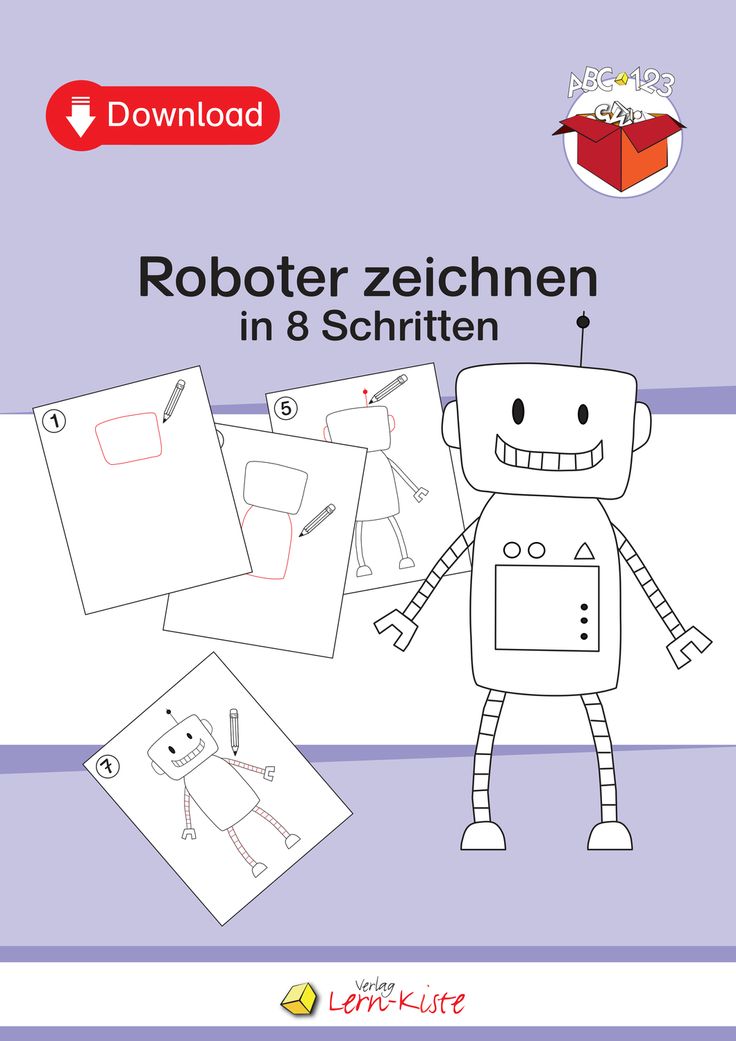 In die Welt der Roboter: Zeichnen mit Fantasie und Freude