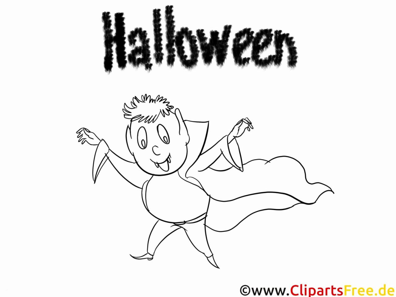 Halloween-Ausmalbilder zum kostenlosen Download: Gruselige Spaß für kleine Künstler