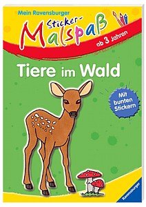 Die Magie der Malbücher: Tiere im Wald - Eine Reise in die Fantasie