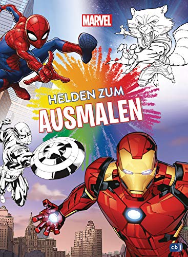 Die Welt der Marvel-Helden zum Ausmalen: Ein Abenteuer für kleine Künstler