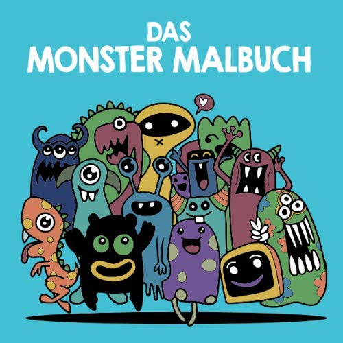 Die Welt der Monster: Ein Ausmalbuch für kleine Künstler